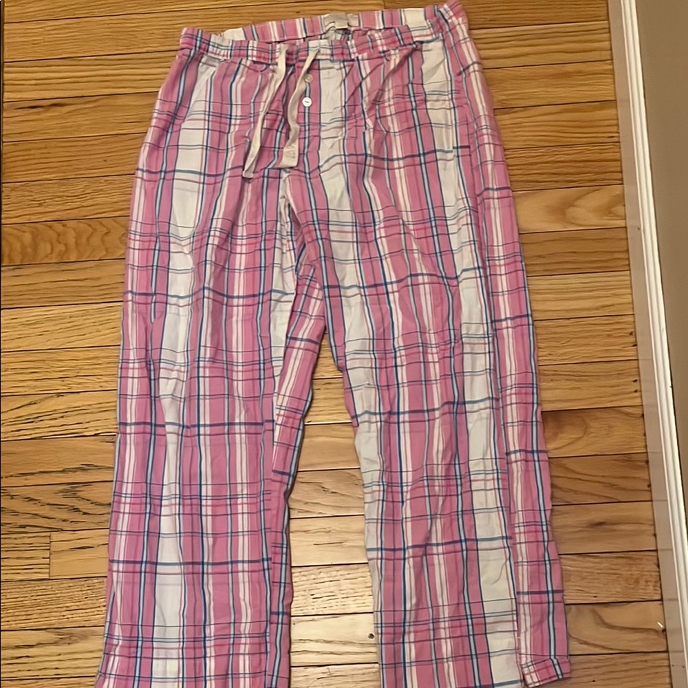 Gap Pink and White PJ Pants